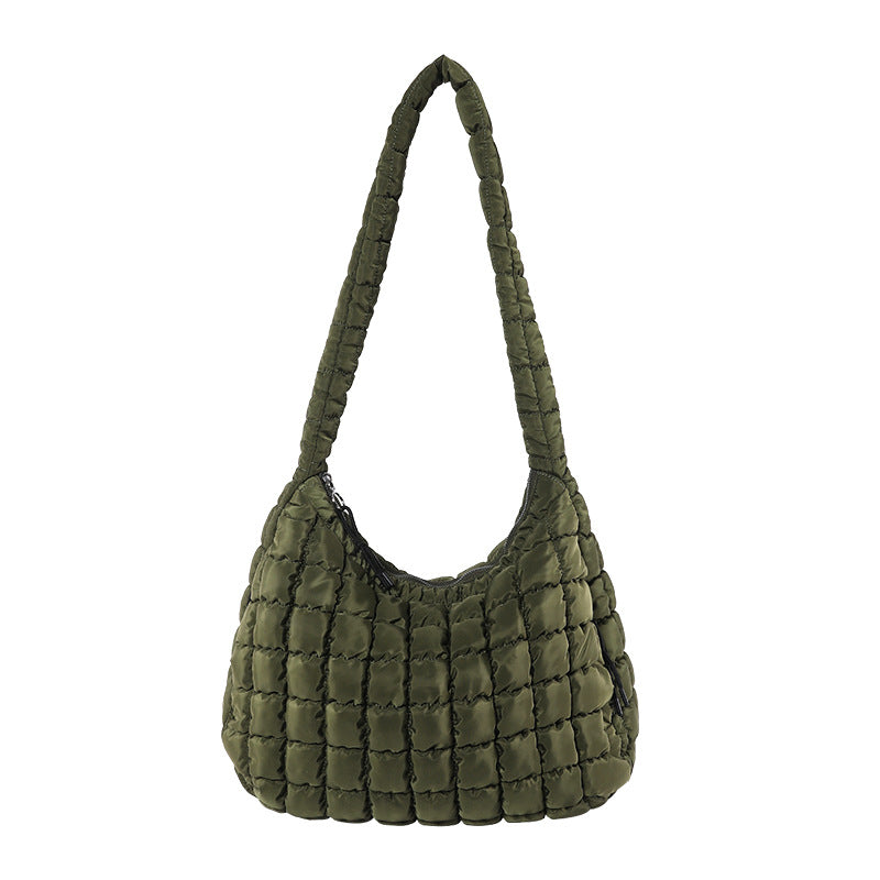 Puffer Tote Bag Capacity Mult Pocket Shoulder Bag S5P713