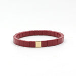 Load image into Gallery viewer, Bohemian Tile Bracelet Steel Enameled Plated S5P144
