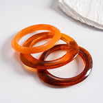 Load image into Gallery viewer, Vintage Resin Ombré Geometric Bangle Set 3-Piece N6H073