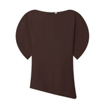 Load image into Gallery viewer, Designer Round Neck Puff Short Sleeve T-Shirt Women N6C267