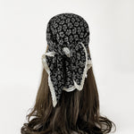 Load image into Gallery viewer, Crinkled Herringbone Scarf 70cm Square Women N6G221