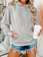 Load image into Gallery viewer, Solid Color Hoodie Women Cotton Loose Fit Long Sleeve N6H047