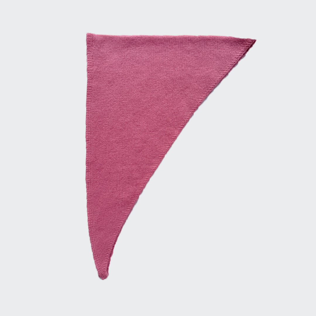 Rabbit Wool Blend Triangle Scarf Wrap Women N6C212