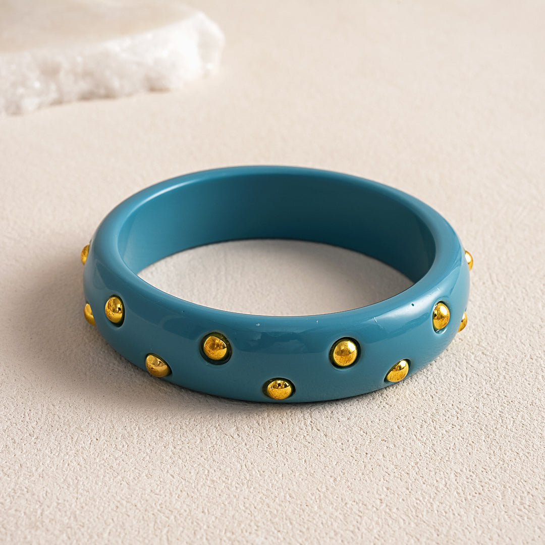 Womens Marbled Round Resin Bracelet N6K147