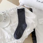 Load image into Gallery viewer, Cotton Tab Detail Mid Calf Socks  M5A043