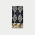 Load image into Gallery viewer, Wool Blend Diamond Jacquard Fringe Scarf N6K231