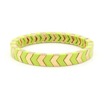 Load image into Gallery viewer, Arrow Beads Bracelet Tribal Enamel Elastic Adjustable S5P049
