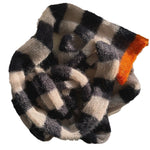 Load image into Gallery viewer, Mohair Blend Long Loop Scarf Striped Pattern  M5A082