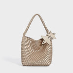 Load image into Gallery viewer, Hand Woven Tote Bag PU  Synthetic Leather Dual Size S5P369