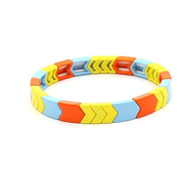 Macaron Pastel Arrow Beads Bracelet S5P042