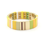 Load image into Gallery viewer, Cuboid Cuff Enamel Steel Chromatic Stackable Layers S5P078
