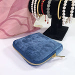 Load image into Gallery viewer, Zipper Pull Jewelry Organizer Fabric Multi Color S5P394