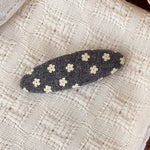 Load image into Gallery viewer, Womens Floral Teardrop Fabric Hair Clip N6K028