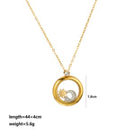 Load image into Gallery viewer, Mom Mirror Pendant Necklace 18K Gold Plated N6D535