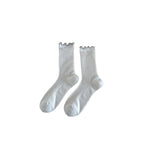 Load image into Gallery viewer, Silk Mesh Ruffle Socks Women N6C164