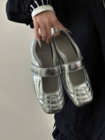 Load image into Gallery viewer, Hook &amp; Loop Ballet Mary Jane Flats Women N6C145