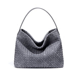 Load image into Gallery viewer, Handwoven Suede Tote Shoulder Bag N6J103