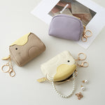 Load image into Gallery viewer, Top Grain Leather Elephant Card Holder Mini Wallet N6G093