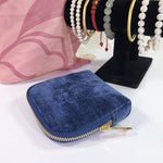 Load image into Gallery viewer, Zipper Pull Jewelry Organizer Fabric Multi Color S5P394