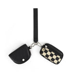 Load image into Gallery viewer, Checkerboard PU Wristlet Wallet Card Slot Purse N6G090