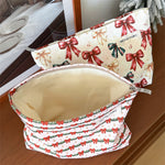 Load image into Gallery viewer, Womens Christmas Print Polyester Cosmetic Bag N6K107