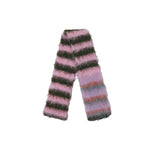 Load image into Gallery viewer, Contrast Stripe Narrow Knit Scarf  M5A093