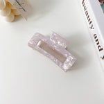Load image into Gallery viewer, Square Acetate Hair Claw Clip Women N6C353