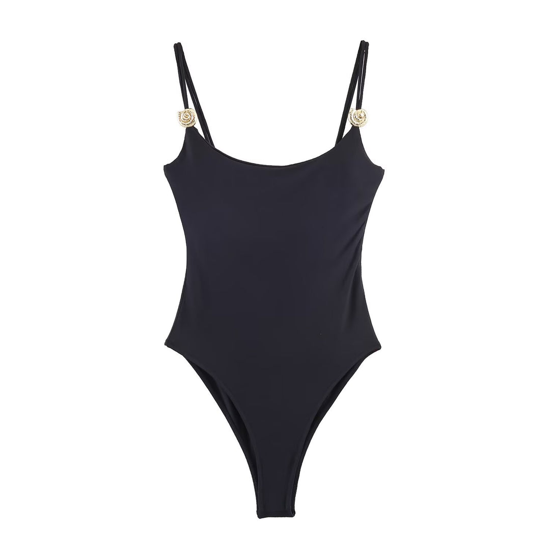 Sexy Strappy One-Piece Swimsuit Women N6C272