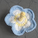 Load image into Gallery viewer, 3D Floral Accent Composite Ponytail Hair Tie S5P430
