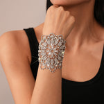 Load image into Gallery viewer, Chain Multi Way Bracelet Copper Rhinestones S5P206
