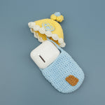 Load image into Gallery viewer, Hand Crochet House AirPods Case Colorful Yarn Pouch N6G079