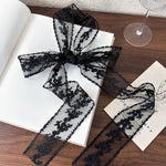 Load image into Gallery viewer, Retro Lace Scarf Headband Long 1.5m French N6C005