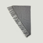 Load image into Gallery viewer, Wool Blend Solid Color Fringe Triangle Scarf N6K237