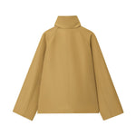 Load image into Gallery viewer, Commuter Solid Trench Coat Women Yellow N5A408