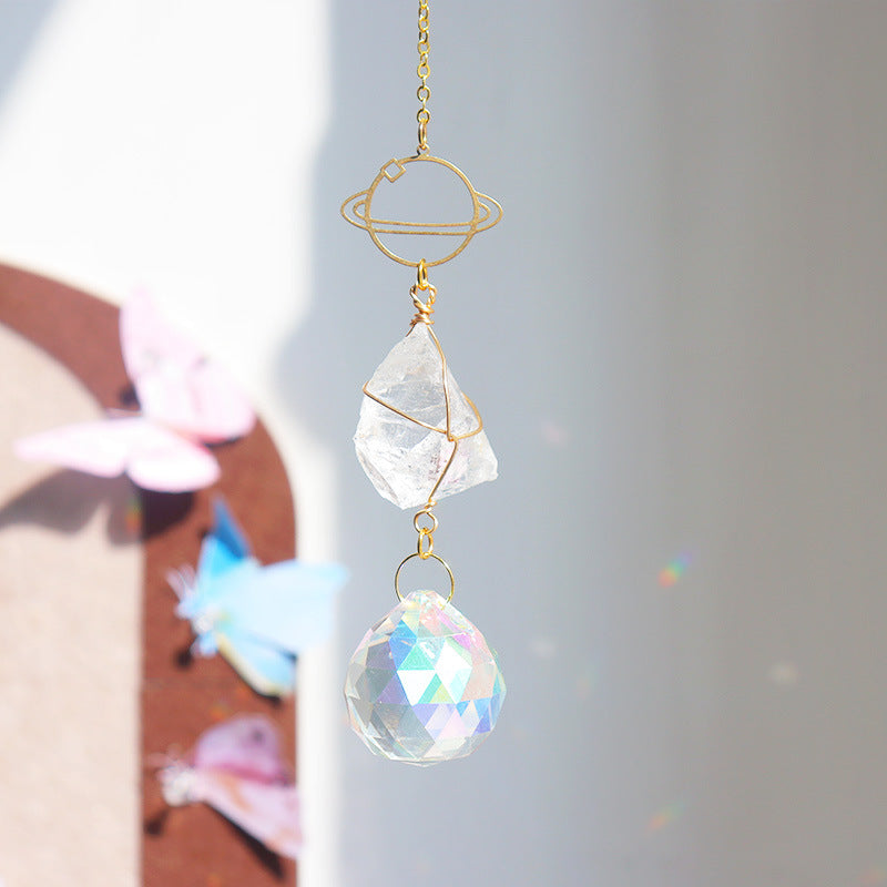 Natural Crystal  Hanging Home Decor Prism N6F295