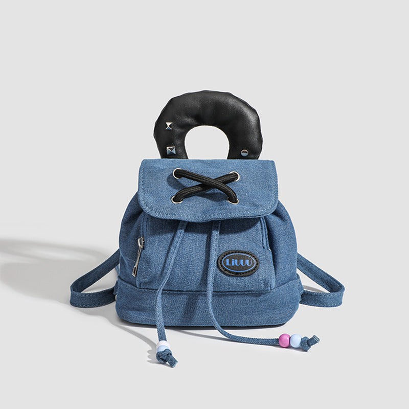Denim Backpack Poly Cotton Blend S5P311