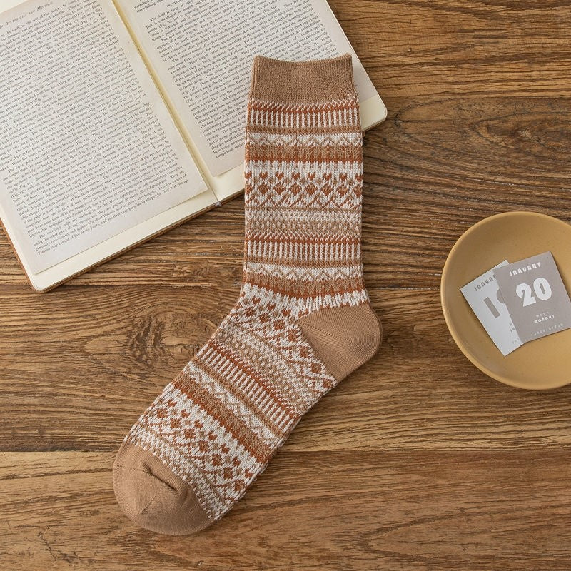 Lightweight Cotton Stackable Mid-Calf Socks M5A033