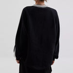 Load image into Gallery viewer, ContrastDesign Hoodie MidWeight Black Red N5A149
