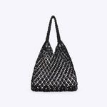 Load image into Gallery viewer, Crochet Shoulder Bag Cotton Rope Beach Tote N6F121
