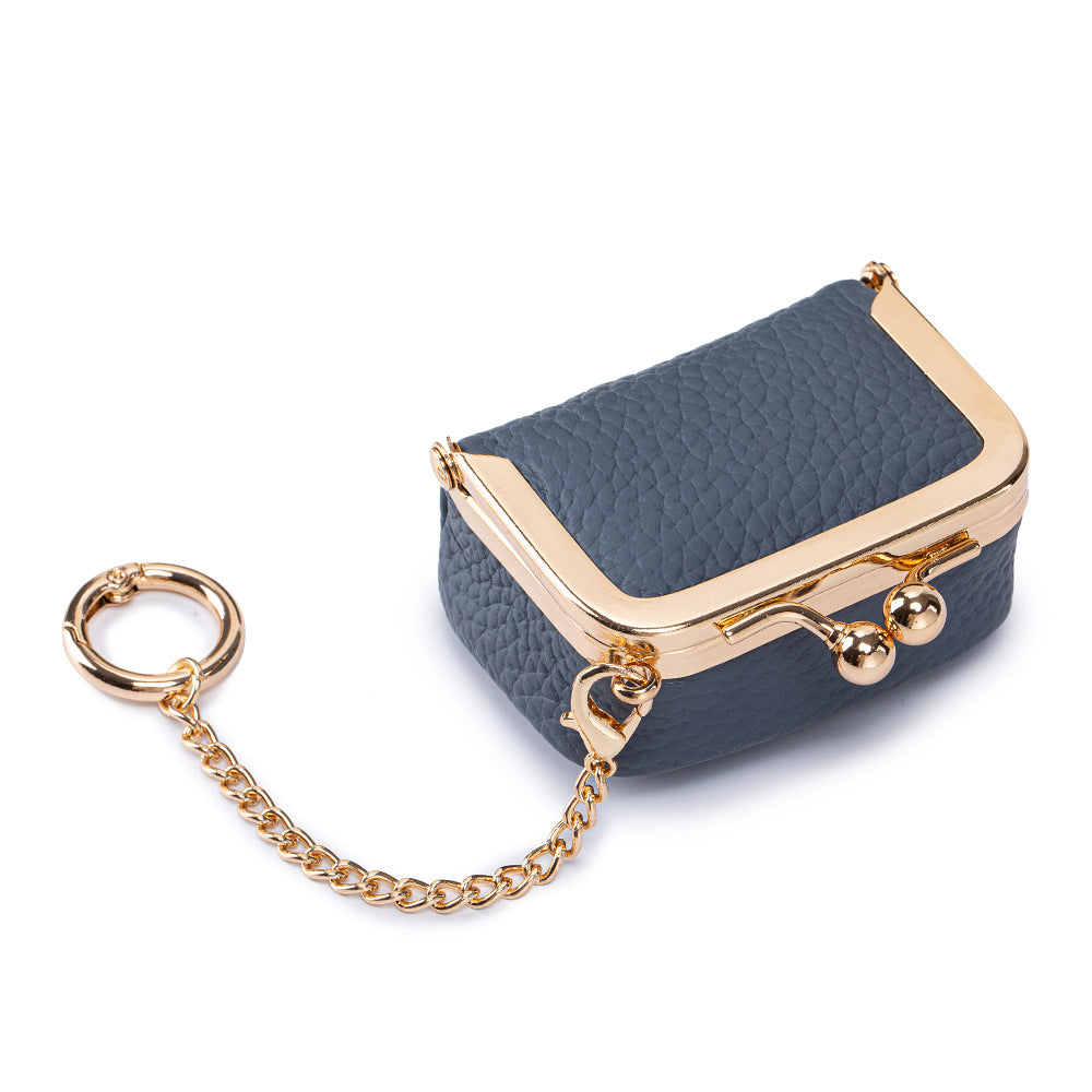 Unisex Leather Mini Jewelry Clutch N6J228