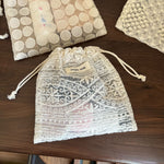 Load image into Gallery viewer, Vintage Lace Embroidered Drawstring Pouch N6F177