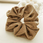 Load image into Gallery viewer, Crystal Velvet Elastic Hair Tie Continuous Loop S5P417
