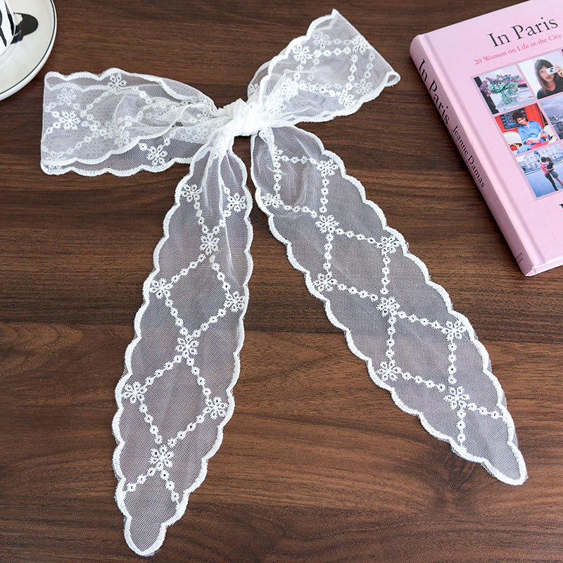 Lace Scarf Headband Long 130cm Women N6C008