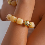 Load image into Gallery viewer, Oversized Acrylic Ombre Geometric Bracelet Vintage N6H061