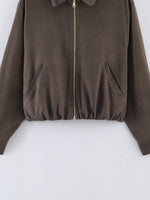 Load image into Gallery viewer, Women's POLO Collar Jacket &amp; Casual Pants Separates N6H122