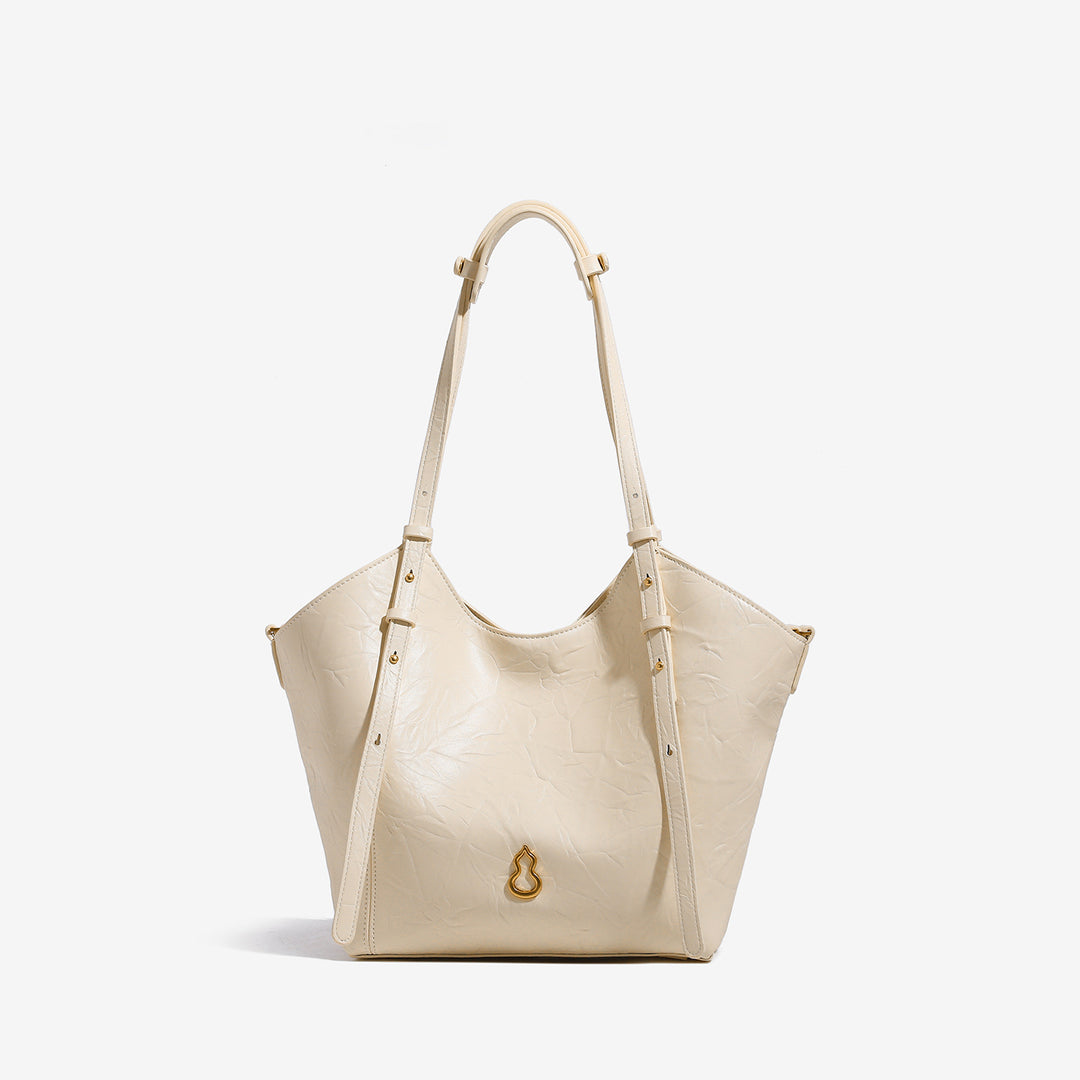 PU Tote Bag Large Capacity Work Shoulder Handbag N6F167