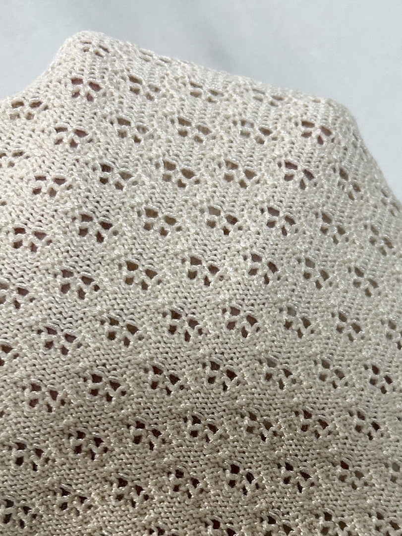 Crochet Knit Cardigan Skirt Set Women N6D135