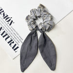 Load image into Gallery viewer, Vintage Plaid Big Bow Scrunchie Hair Tie Women N6H196