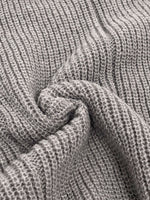 Load image into Gallery viewer, Solid Off-Shoulder Knit Pullover Distressed Edge N6G264