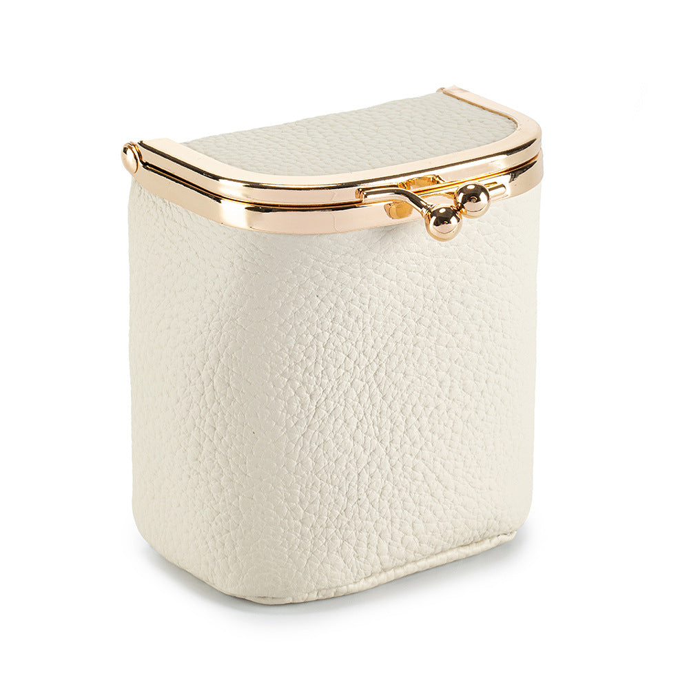 Women's Top-Grain Leather Lipstick Purse N6J231